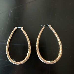 Elegant Rose Gold Hoop Earrings